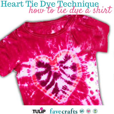 Heart Tie Dye Technique Heart Tie Dye Technique