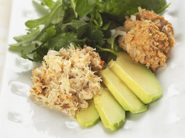 Crab Salad with Mango Dressing Crab Salad with Mango Dressing