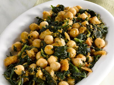 Chickpeas with Spinach Chickpeas with Spinach
