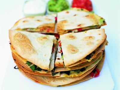 Quesadillas with Salsa and Guacamole Easy Mexican Food Recipes Quesadillas with Salsa and Guacamole