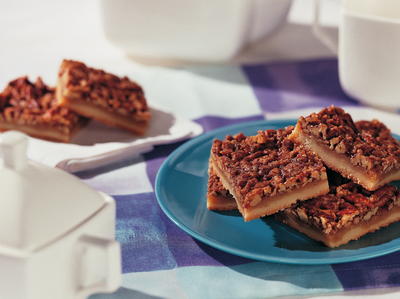Sticky Pecan Squares