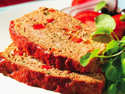 Peppery Meat Loaf with Couscous Peppery Meat Loaf with Couscous