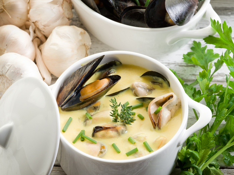Mussel Soup with Saffron Mussel Soup with Saffron