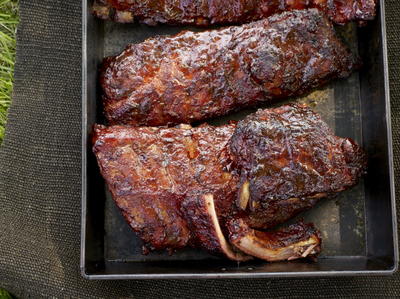 Baby Back Pork Ribs Glazed with Honey Baby Back Pork Ribs Glazed with Honey