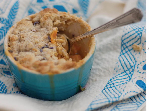 Colombe’s Wheat-Free Lavender Apricot Crisp Colombe’s Wheat-Free Lavender Apricot Crisp