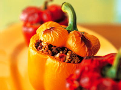 Bell Peppers Stuffed with Meat and Rice Bell Peppers Stuffed with Meat and Rice