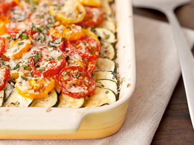 Zucchini and Tomato Gratin Zucchini and Tomato Gratin