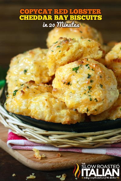 20 Minute Copycat Red Lobster Cheddar Bay Biscuits