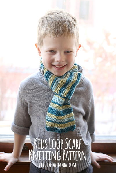 Kids' Loop Knit Scarf Kids' Loop Knit Scarf