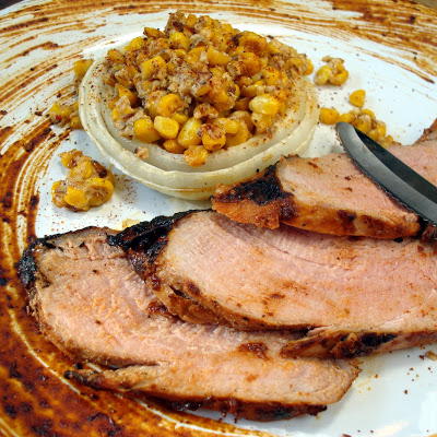 Grilled Pork Tenderloin with Creamy Corn Grilled Pork Tenderloin with Creamy Corn
