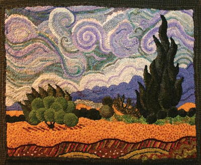 Post-Impressionist Rug Hooking Post-Impressionist Rug Hooking