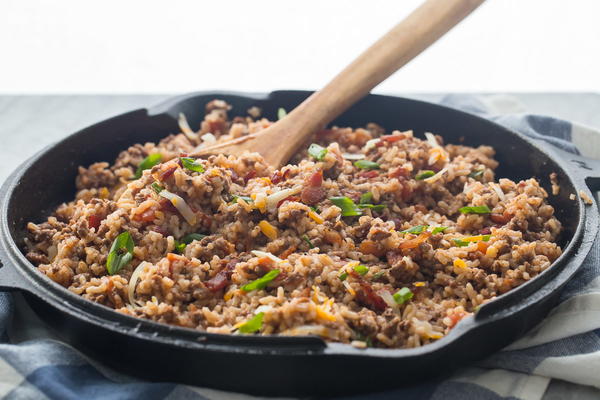 BBQ Bacon Cheeseburger Rice BBQ Bacon Cheeseburger Rice