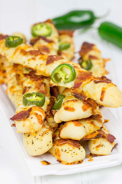 Bacon Jalapeno Cheesy Breadsticks Bacon Jalapeno Cheesy Breadsticks