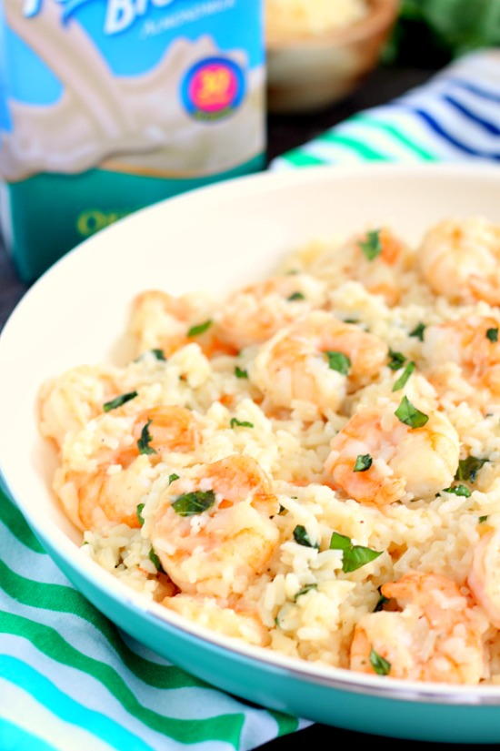 Parmesan Basil Shrimp and Rice Parmesan Basil Shrimp and Rice
