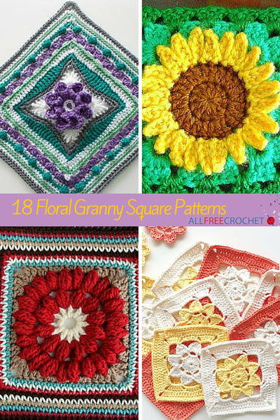 18 Floral Granny Square Patterns 18 Floral Granny Square Patterns