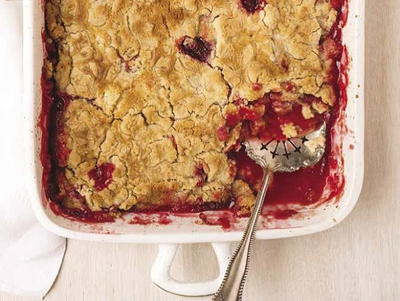 Strawberry-Rhubarb Dump Cake Strawberry-Rhubarb Dump Cake