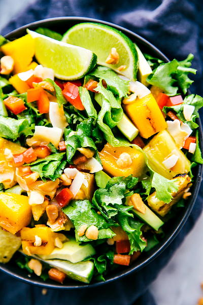 Grilled Mango and Pineapple Salad Grilled Mango and Pineapple Salad