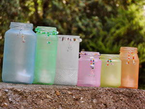 Frosted Luminaries Frosted Luminaries