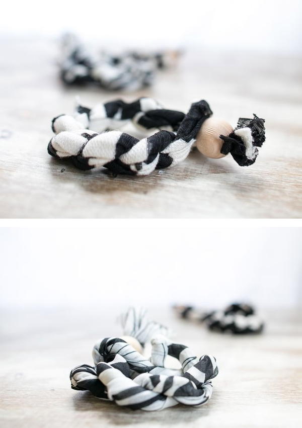Upcycled Scarf DIY Bracelet Upcycled Scarf DIY Bracelet