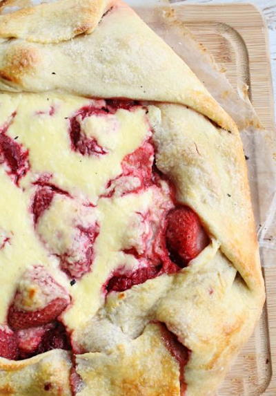 Strawberry Cream Cheese Galette Strawberry Cream Cheese Galette