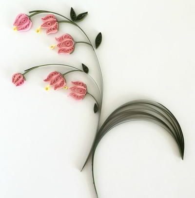 Lily of the Valley Quilled Flowers Lily of the Valley Quilled Flowers