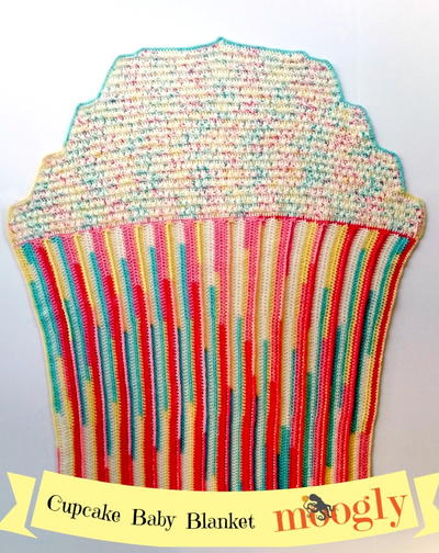 Sweet Cupcake Baby Blanket Sweet Cupcake Baby Blanket