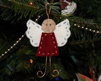 Felt and Wire Angel Felt and Wire Angel