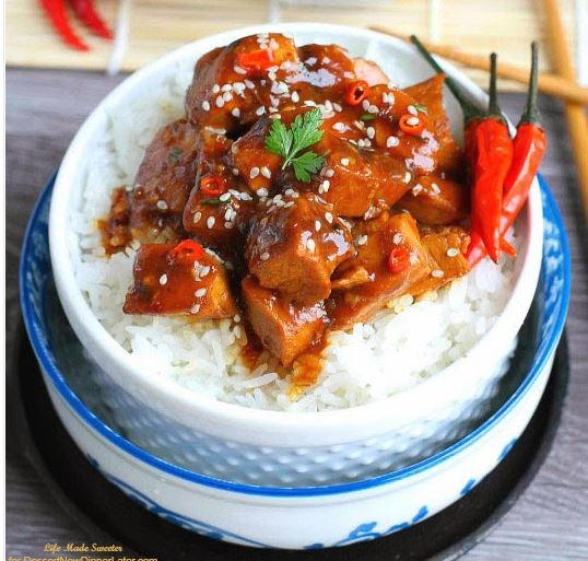 Slow Cooker Chili Chicken with Sriracha Slow Cooker Chili Chicken with Sriracha