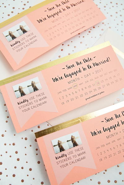 Printable Sticker Save the Dates Printable Sticker Save the Dates
