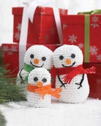 Crochet Snowman Family Crochet Snowman Family