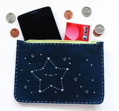 Smiling Christmas Star DIY Clutch Smiling Christmas Star DIY Clutch