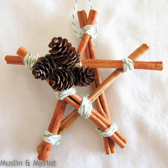 10 Minute Cinnamon Stick Ornament FaveCrafts