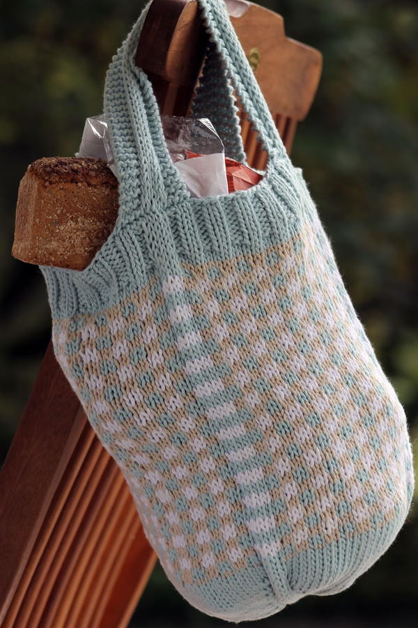 Fair Isle Market Knit Bag Pattern Fair Isle Market Knit Bag Pattern