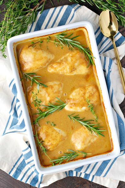Dump-and-Bake Cider-Glazed Chicken Dump-and-Bake Cider-Glazed Chicken