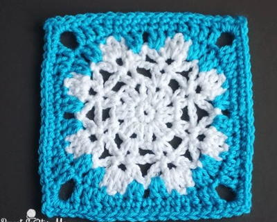 Let It Snow Granny Square Let It Snow Granny Square
