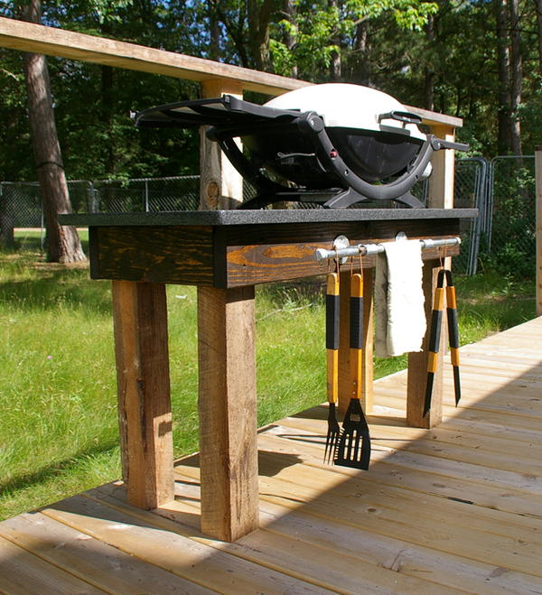 Granite Top DIY Grill Station Granite Top DIY Grill Station
