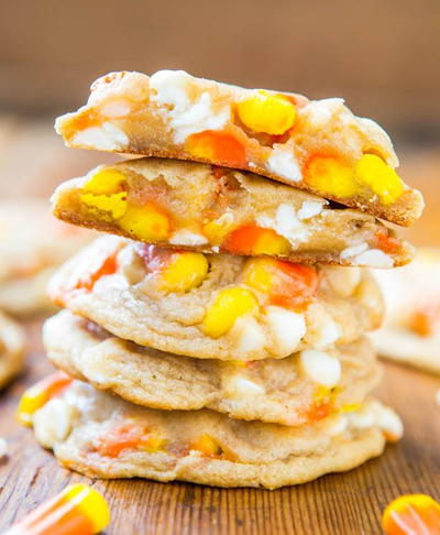 Soft Candy Corn Cookies Soft Candy Corn Cookies