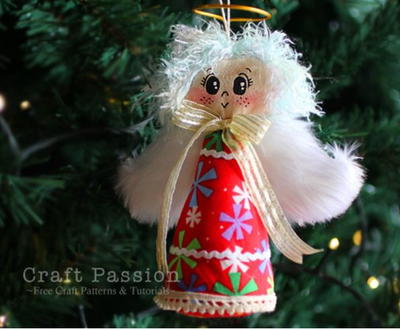 Colorful Sewn Angel Colorful Sewn Angel