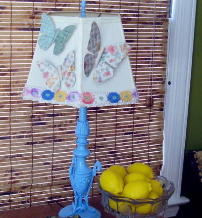 Fluttering Butterfly Lampshade Redo Fluttering Butterfly Lampshade Redo