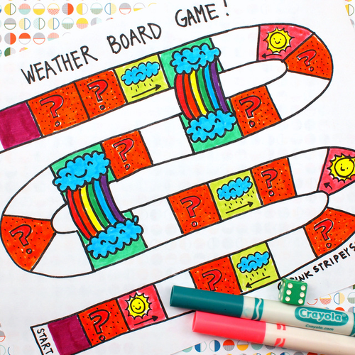 Free Printable Weather Game for Kids | AllFreePaperCrafts.com