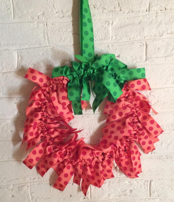 Easy Ribbon Pumpkin DIY Wreath Easy Ribbon Pumpkin DIY Wreath