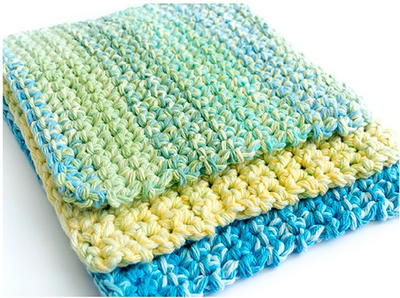 Thick Crochet Dishcloth Pattern Thick Crochet Dishcloth Pattern
