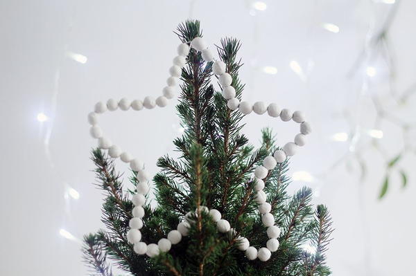 Beaded Star DIY Tree Topper Beaded Star DIY Tree Topper