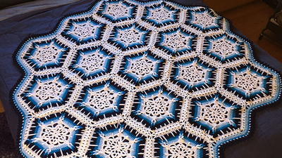 Winter Blizzard Snowflake Crochet Afghan Winter Blizzard Snowflake Crochet Afghan
