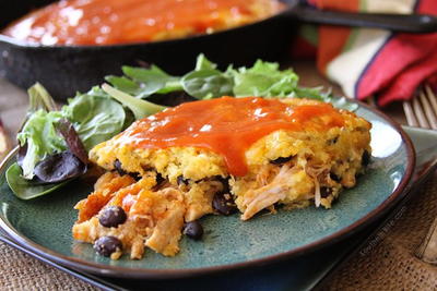 Chicken Enchilada Cornbread Bake Chicken Enchilada Cornbread Bake