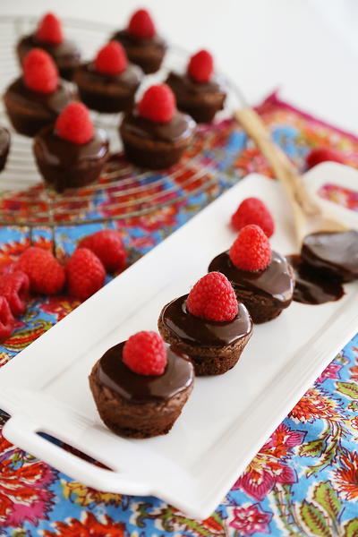 Easy Raspberry Brownie Bites Easy Raspberry Brownie Bites