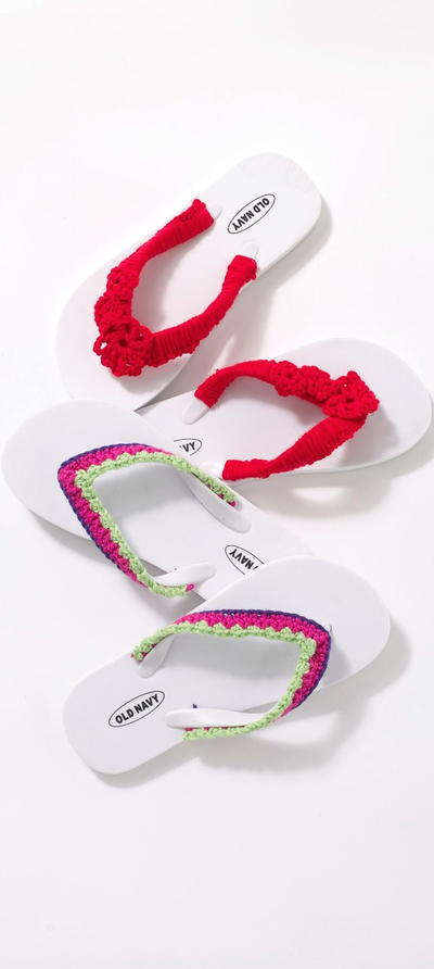 Crochet Flip Flops Crochet Flip Flops