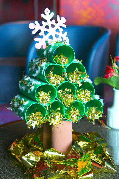 Paper Tube Christmas Tree Paper Tube Christmas Tree