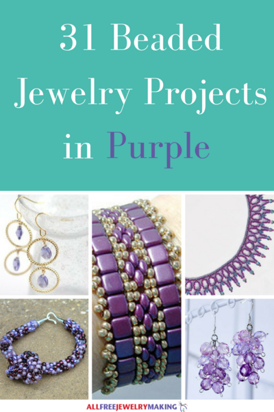 Beautiful Beading Patterns 31 DIY Jewelry Projects in Purple Beautiful Beading Patterns 31 DIY Jewelry Projects in Purple
