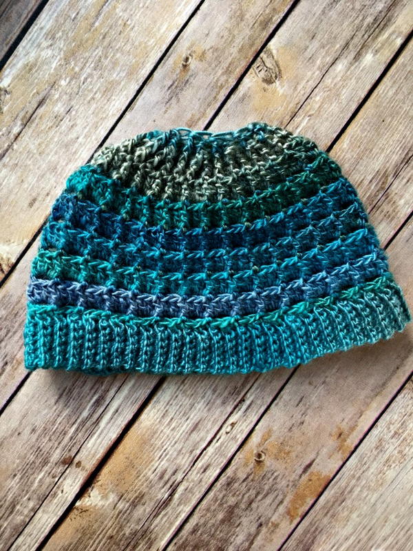Simple Textured Messy Bun Hat Simple Textured Messy Bun Hat